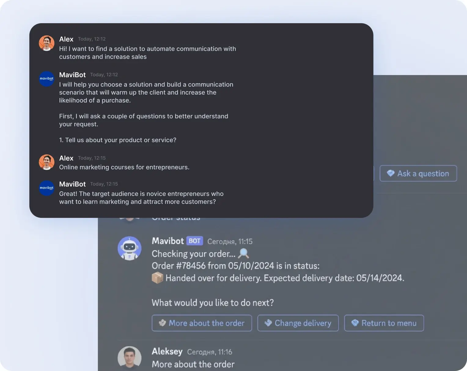 Sales through smart chat