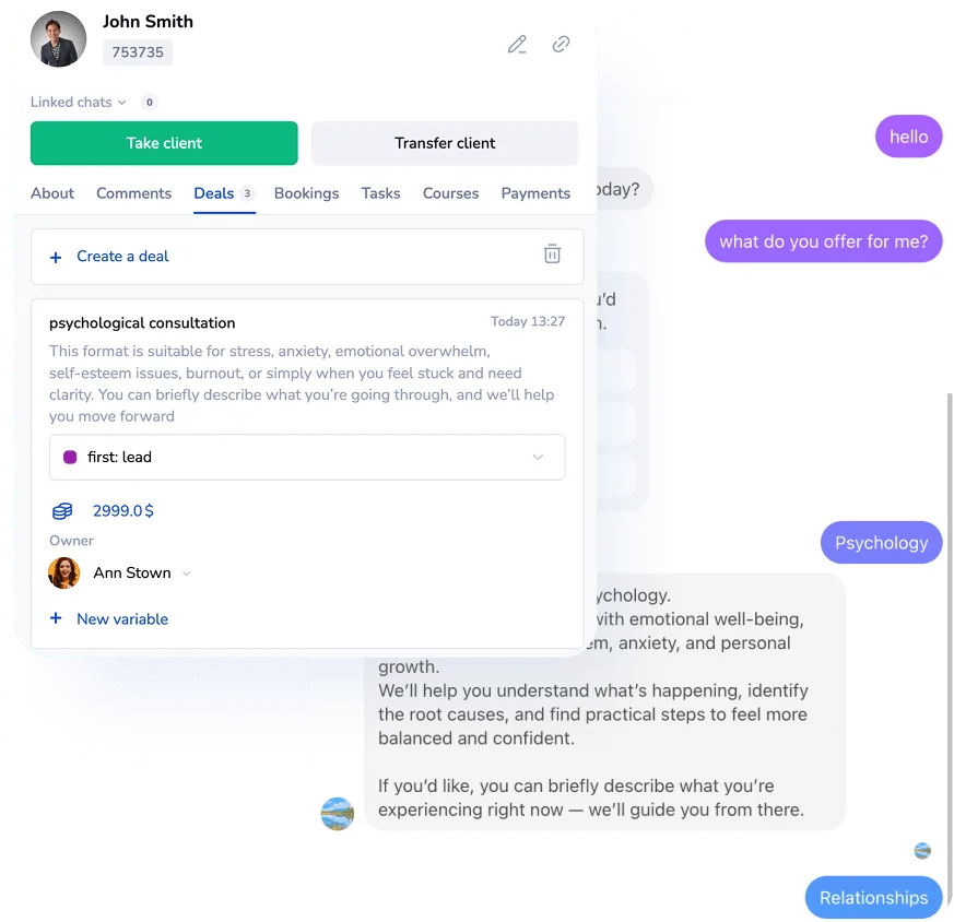 Deal processing