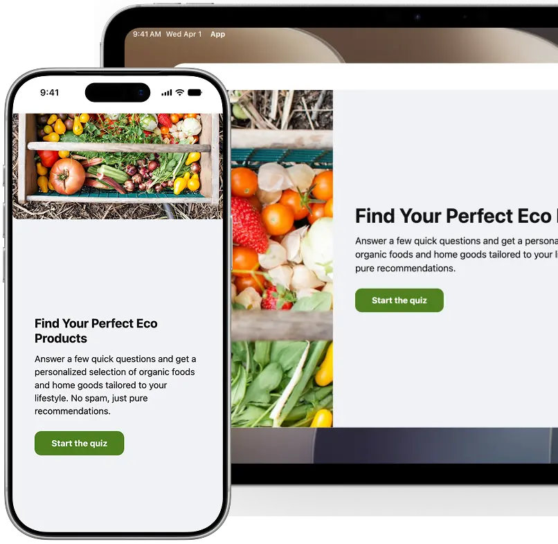 Mobile-ready quizzes