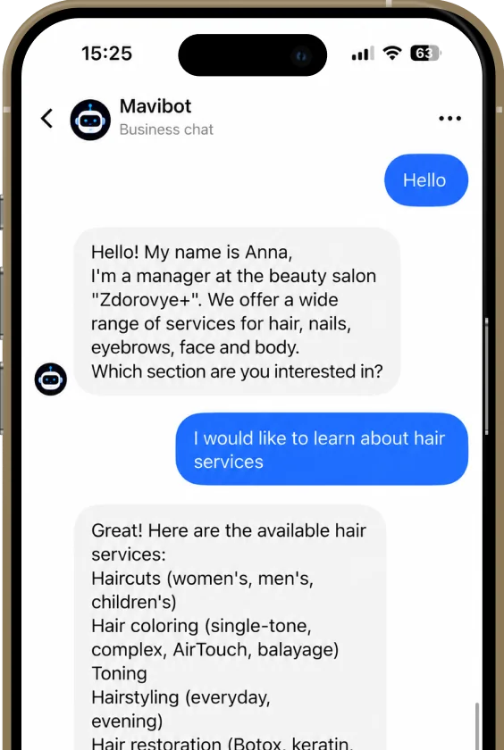 AI assistant in TikTok bot