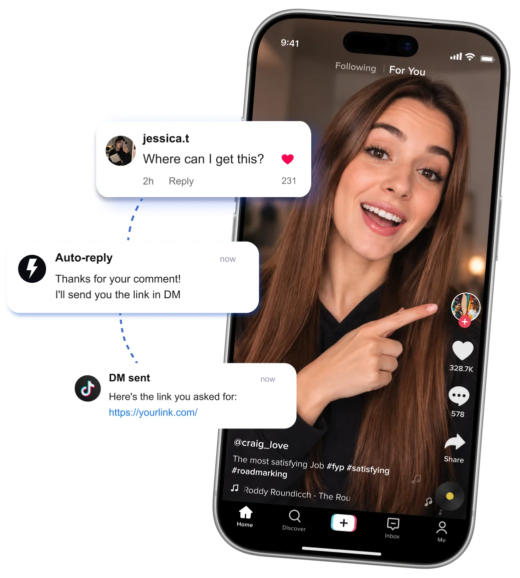TikTok bot interface